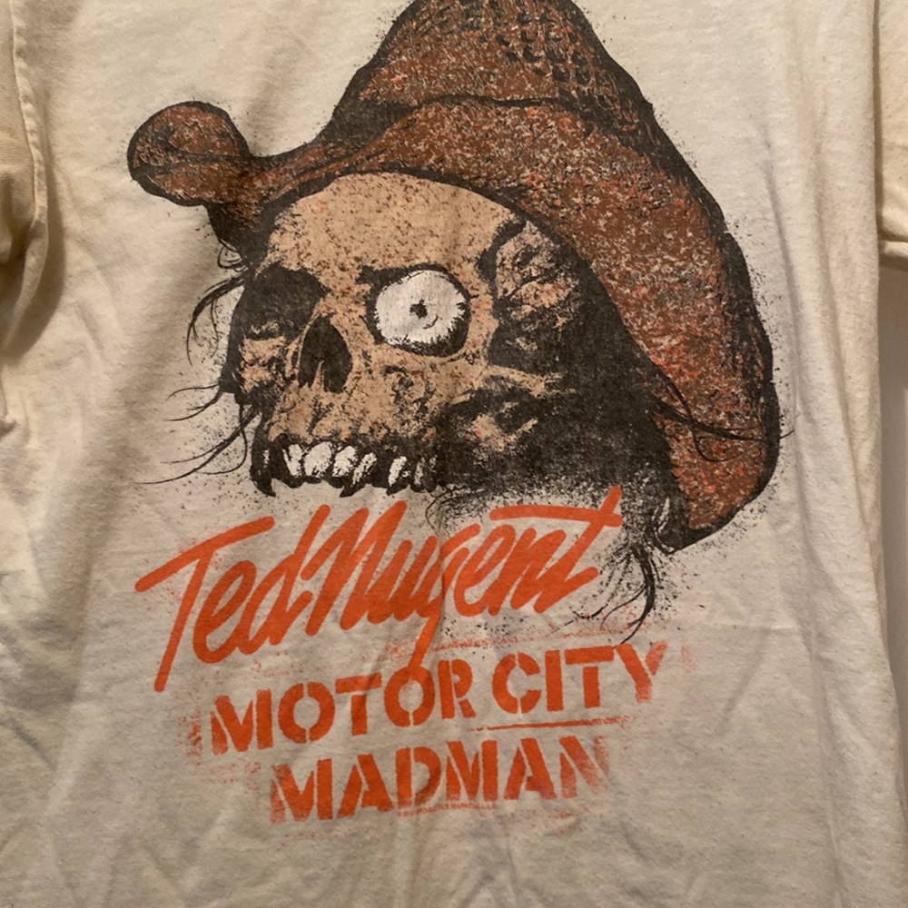 Ted Nugent Motor City Madman tee size small. - Picture 2 of 3